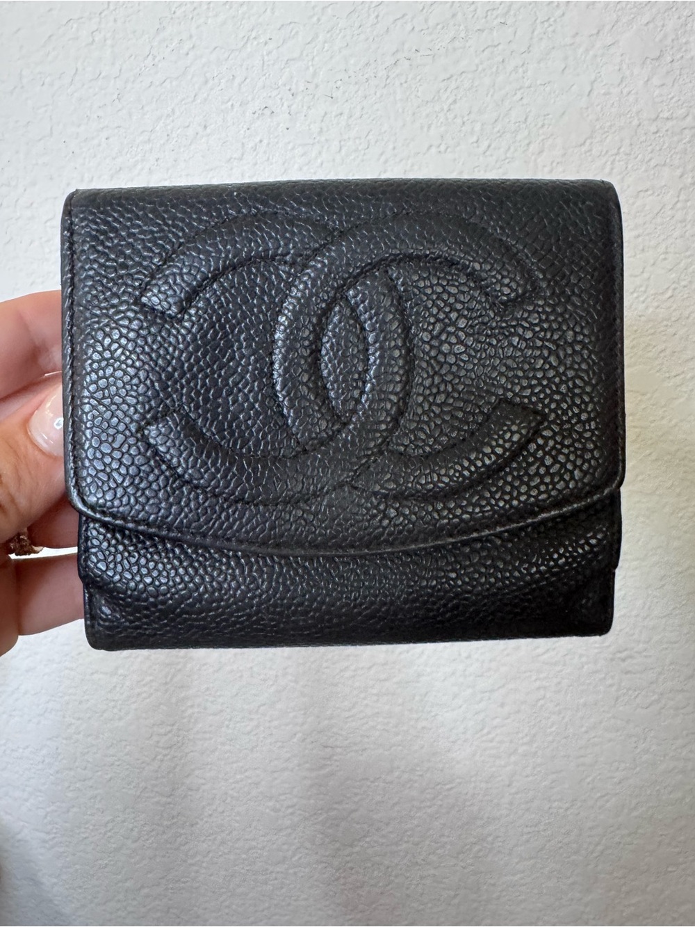 CHANEL Black Quilted CC Fold Wallet - Picture 2 of 5